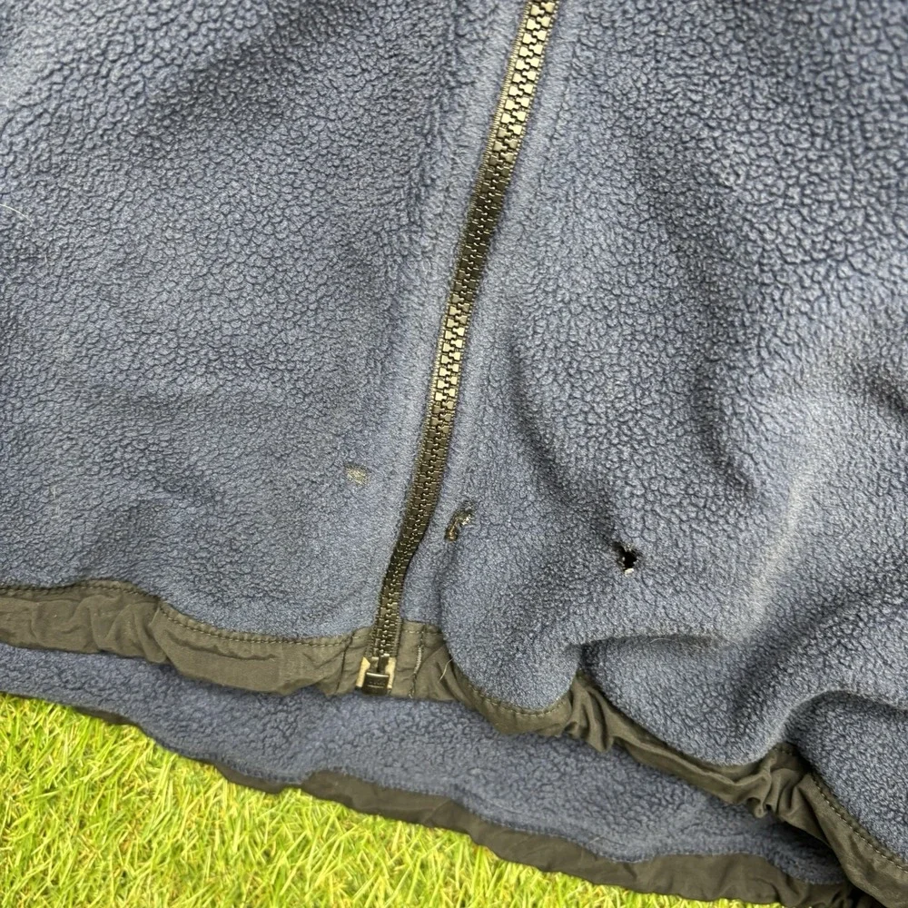 The North Face Fleece Denali Jacket Mens Large Zip Up Outdoor Travel Zip Pockets